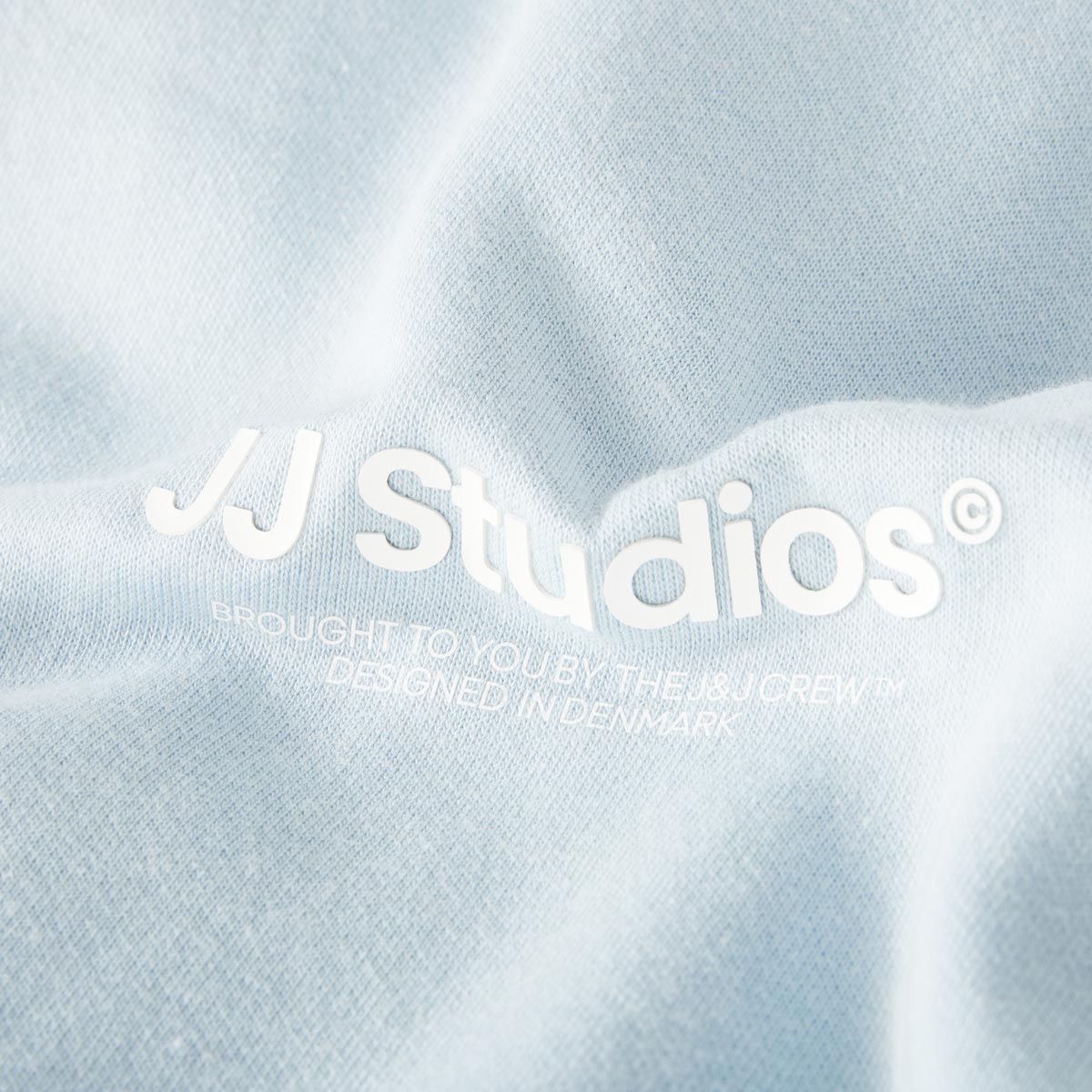 Jack&Jones Hoodie aus Baumwolle hellblau