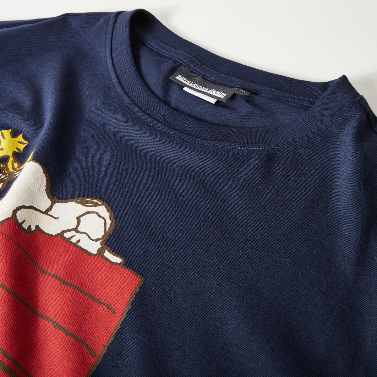 North T-Shirt mit "Snoopy" Motiv-Print dunkelblau