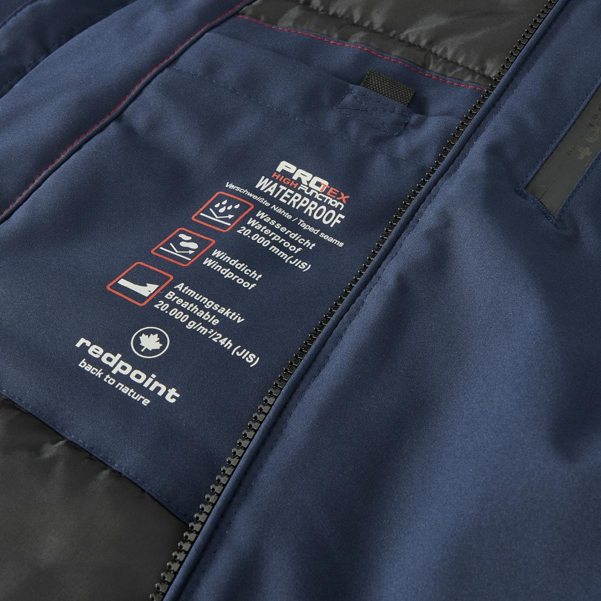 Redpoint Funktionsjacke, wind- und wasserdicht dunkelblau