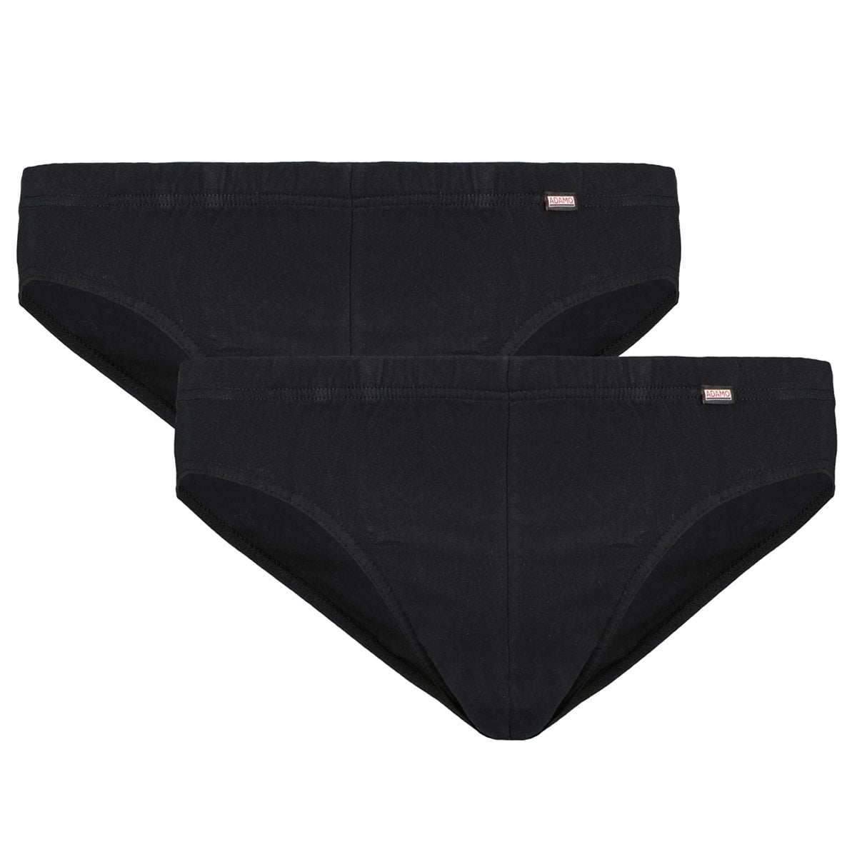 ADAMO Doppelpack Slips mit Elasthan schwarz ADAMO Doppelpack Slips mit Elasthan schwarz