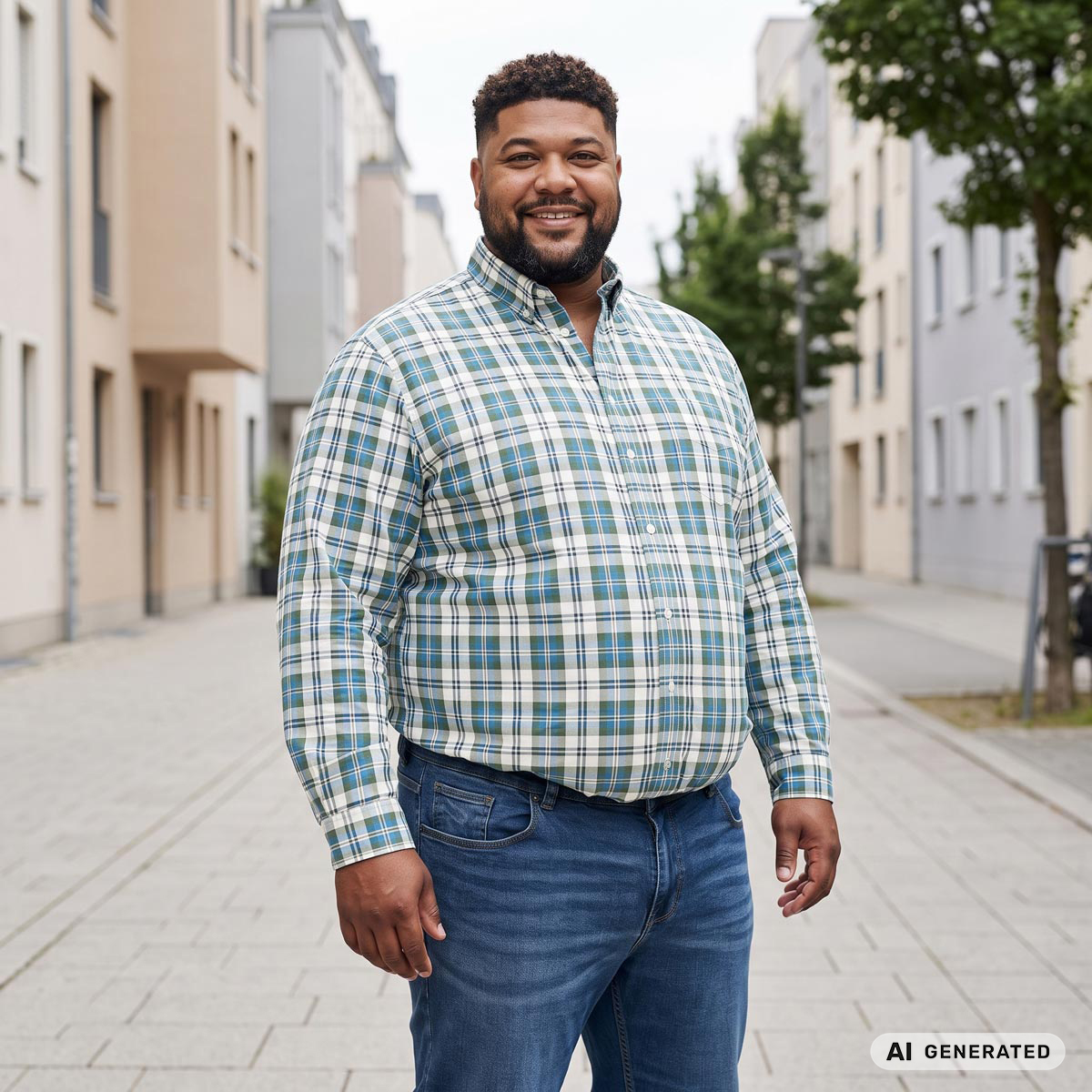 Pfundskerl Freizeithemd aus Baumwolle blau