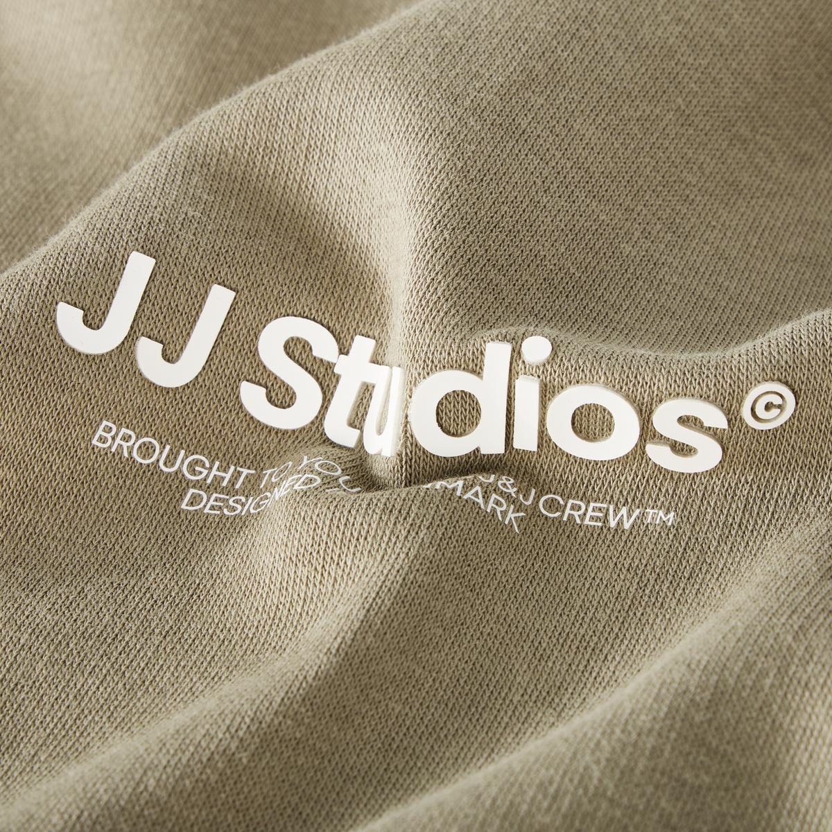 Jack&Jones Hoodie aus Baumwolle oliv