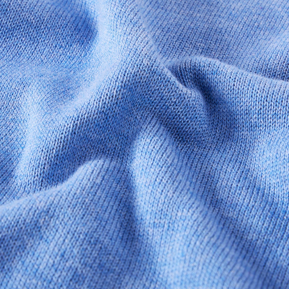 Pfundskerl Feinstrickpullover aus Baumwolle blau