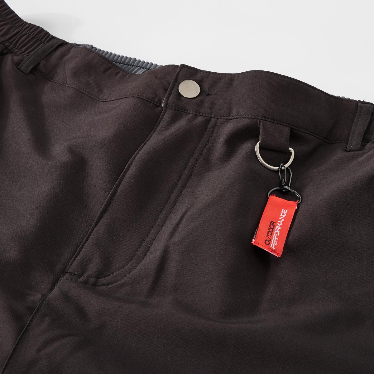 ADAMO Zipp-off Hose mit Cargo-Tasche schwarz
