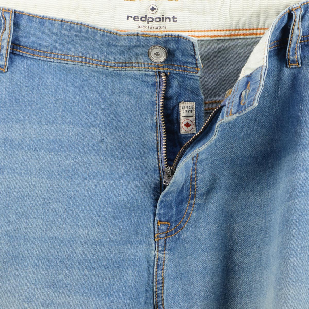 Redpoint Jeans-Shorts mit Stretch jeansblau