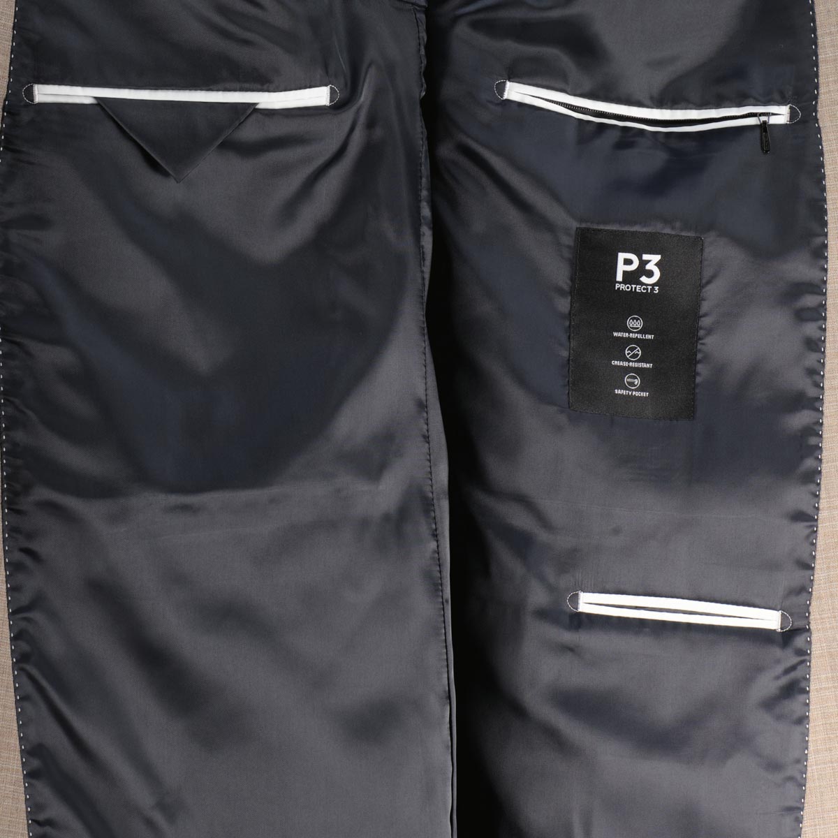 Digel Anzugsakko mit Stretch, knitterresistent, fleckabweisend beige Digel Anzugsakko mit Stretch, knitterresistent, fleckabweisend beige