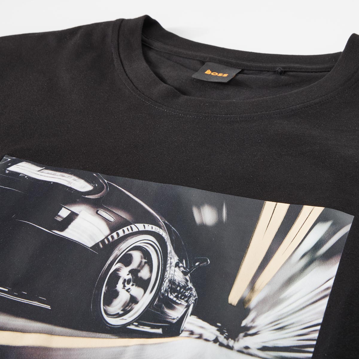 BOSS T-Shirt mit Motiv-Print schwarz