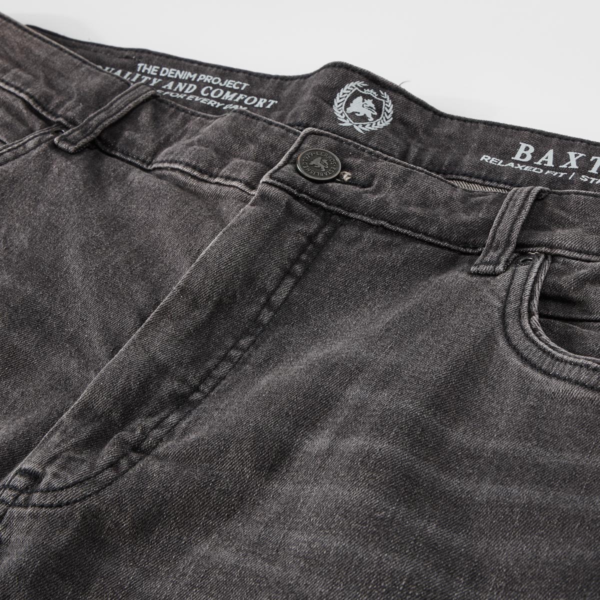Lerros Stretch-Jeans "Baxter", Regular Fit grau