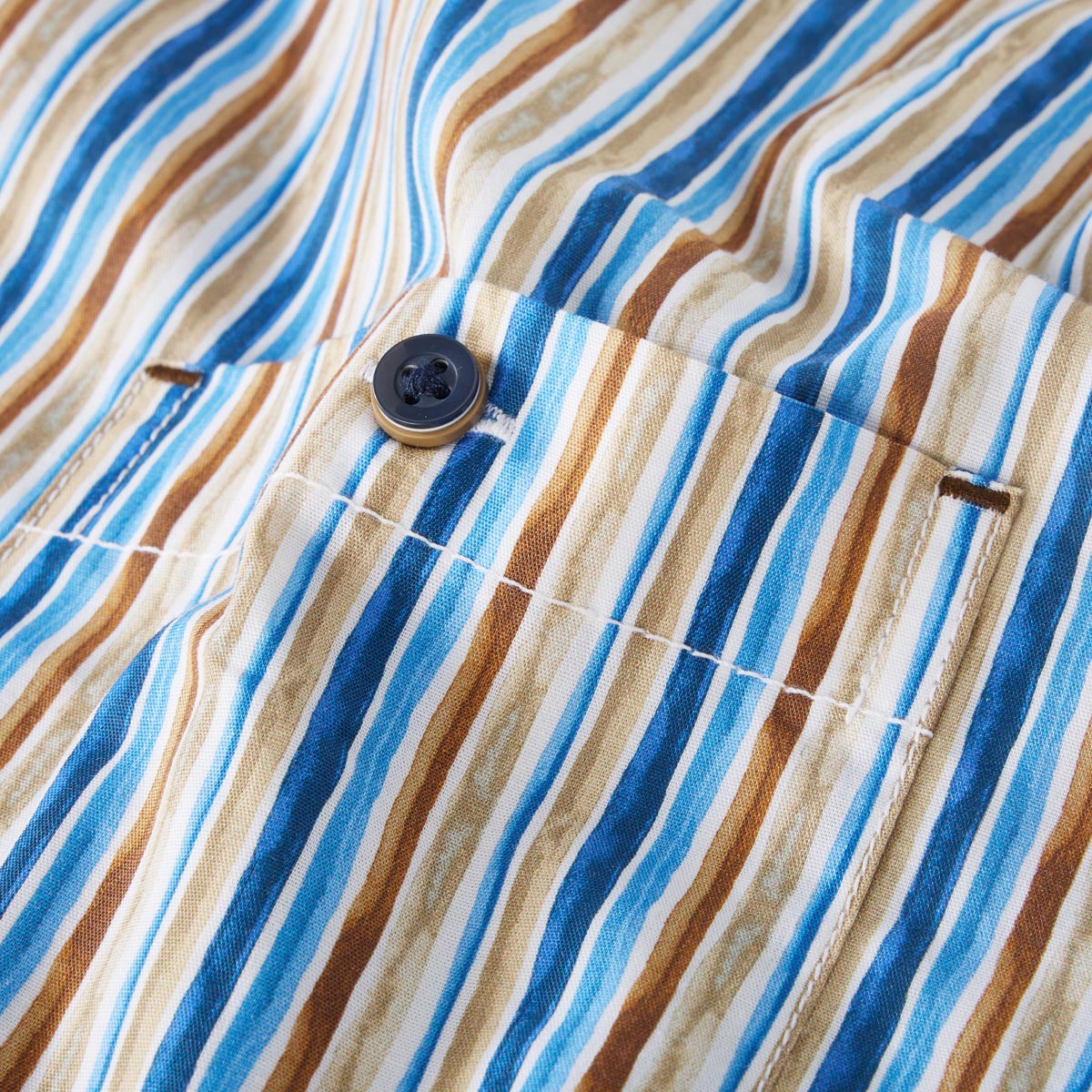 CASA MODA Freizeithemd mit Streifen beige