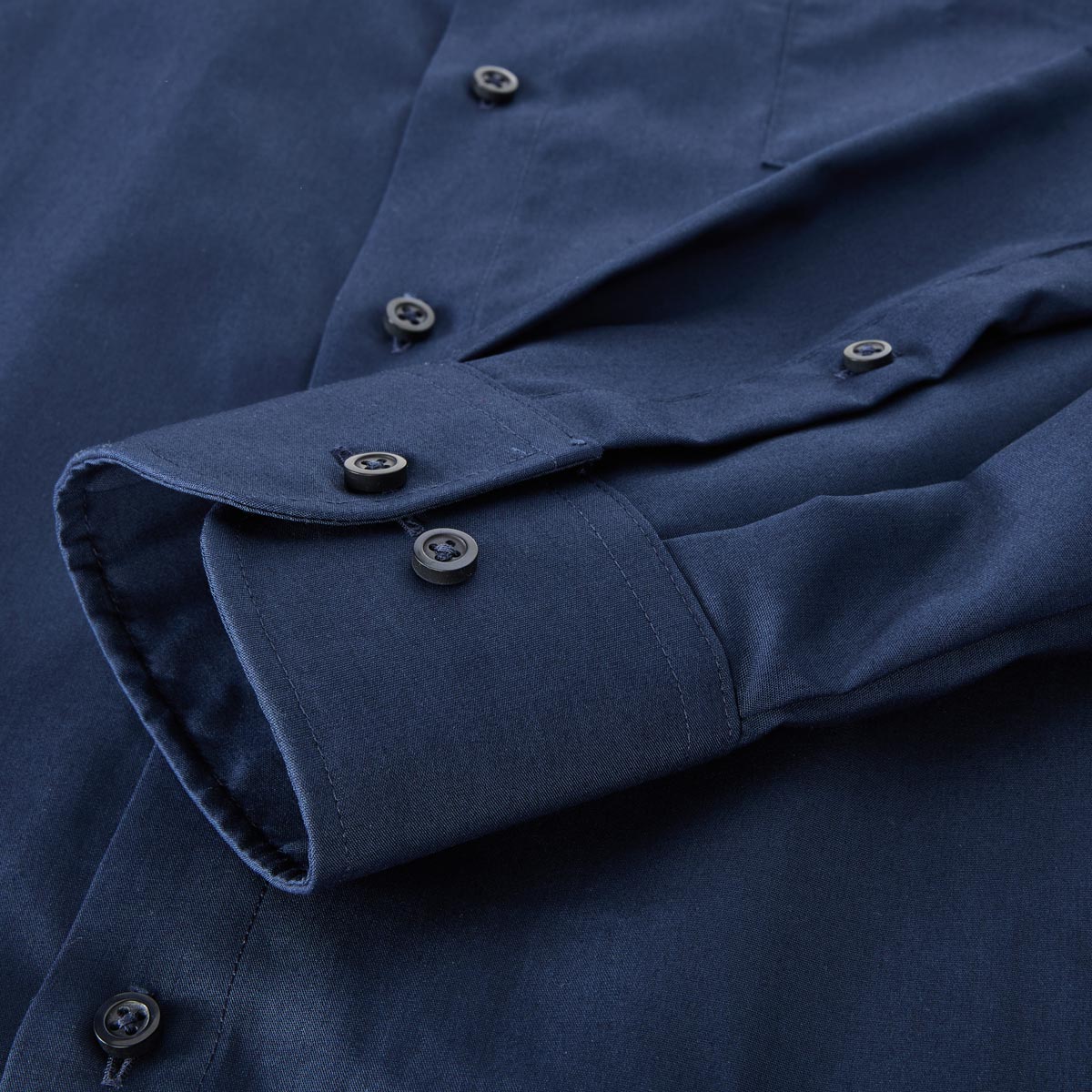 CASA MODA Businesshemd aus Baumwolle jeansblau