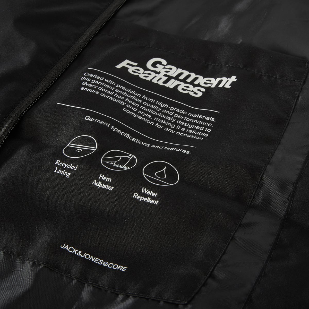 Jack&Jones Leichter Blouson, winddicht schwarz