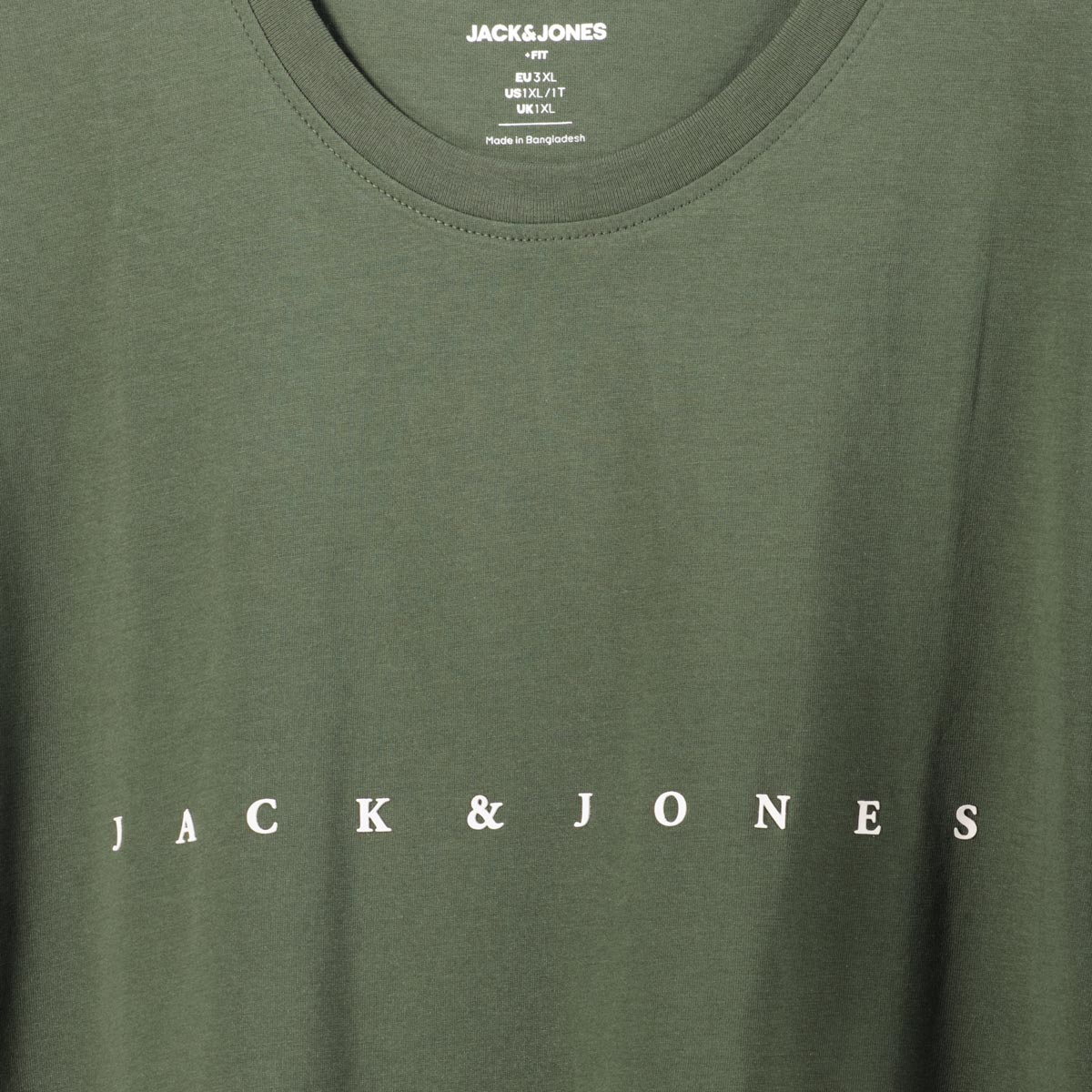 Jack&Jones T-Shirt mit Label-Print grün
