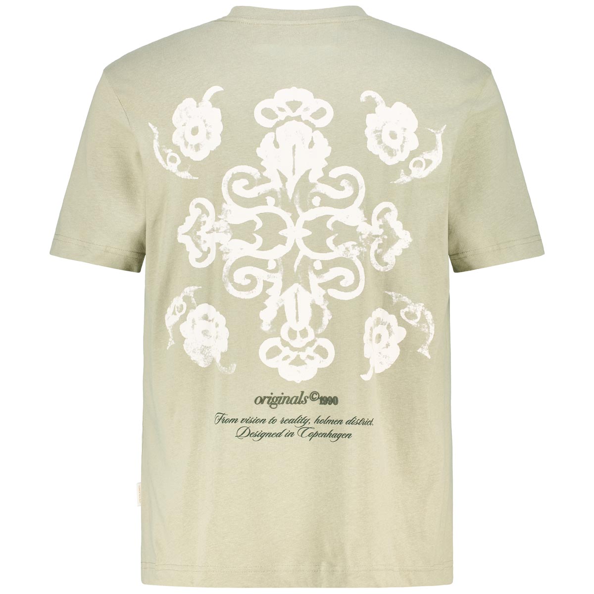 Jack&Jones T-Shirt aus Biobaumwolle oliv