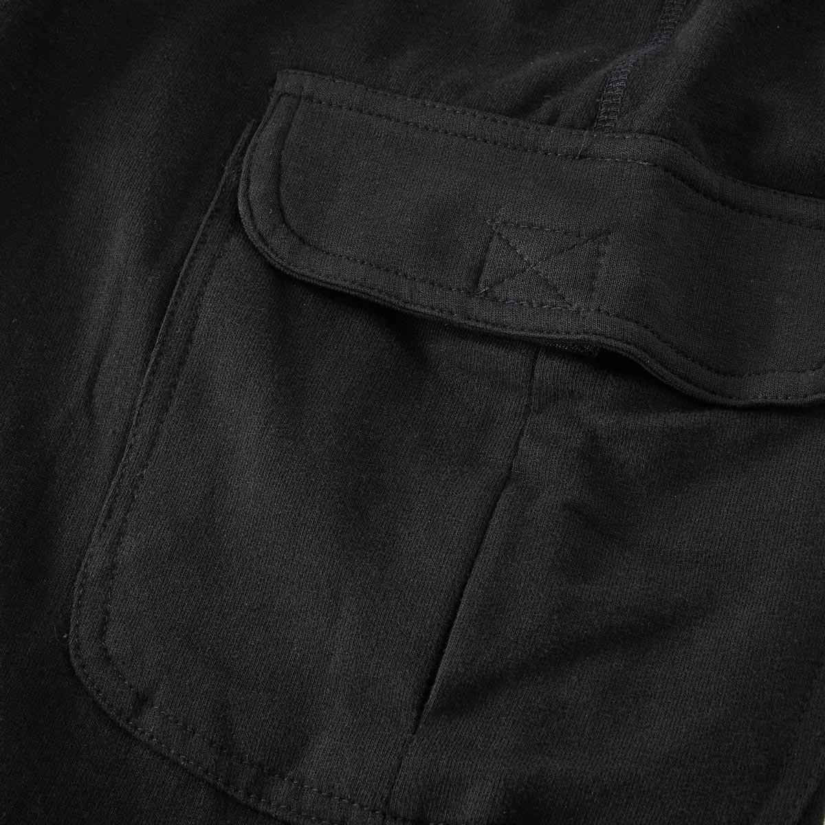 ADAMO Jogginghose mit Cargo-Taschen schwarz