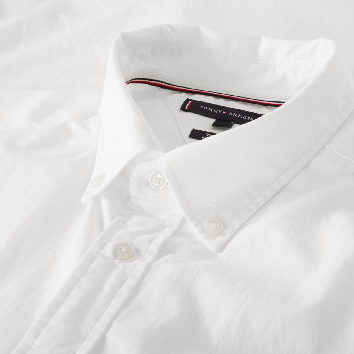 Tommy Hilfiger Freizeithemd mit Stretch weiß