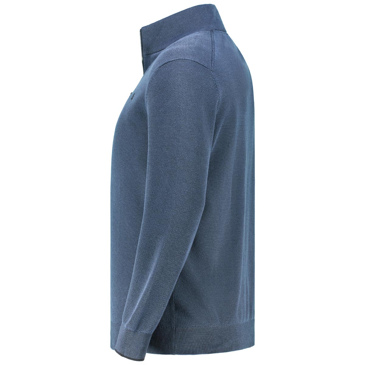 Lerros Pullover mit Troyerkragen blau