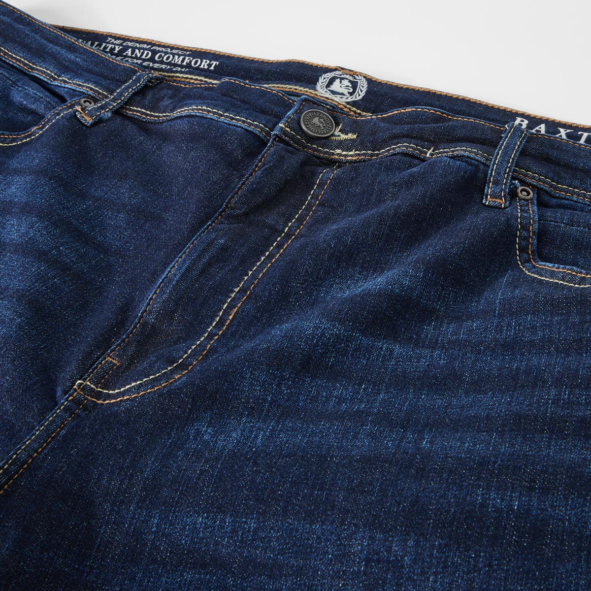Lerros Stretch-Jeans-Shorts "Baxter" dunkelblau