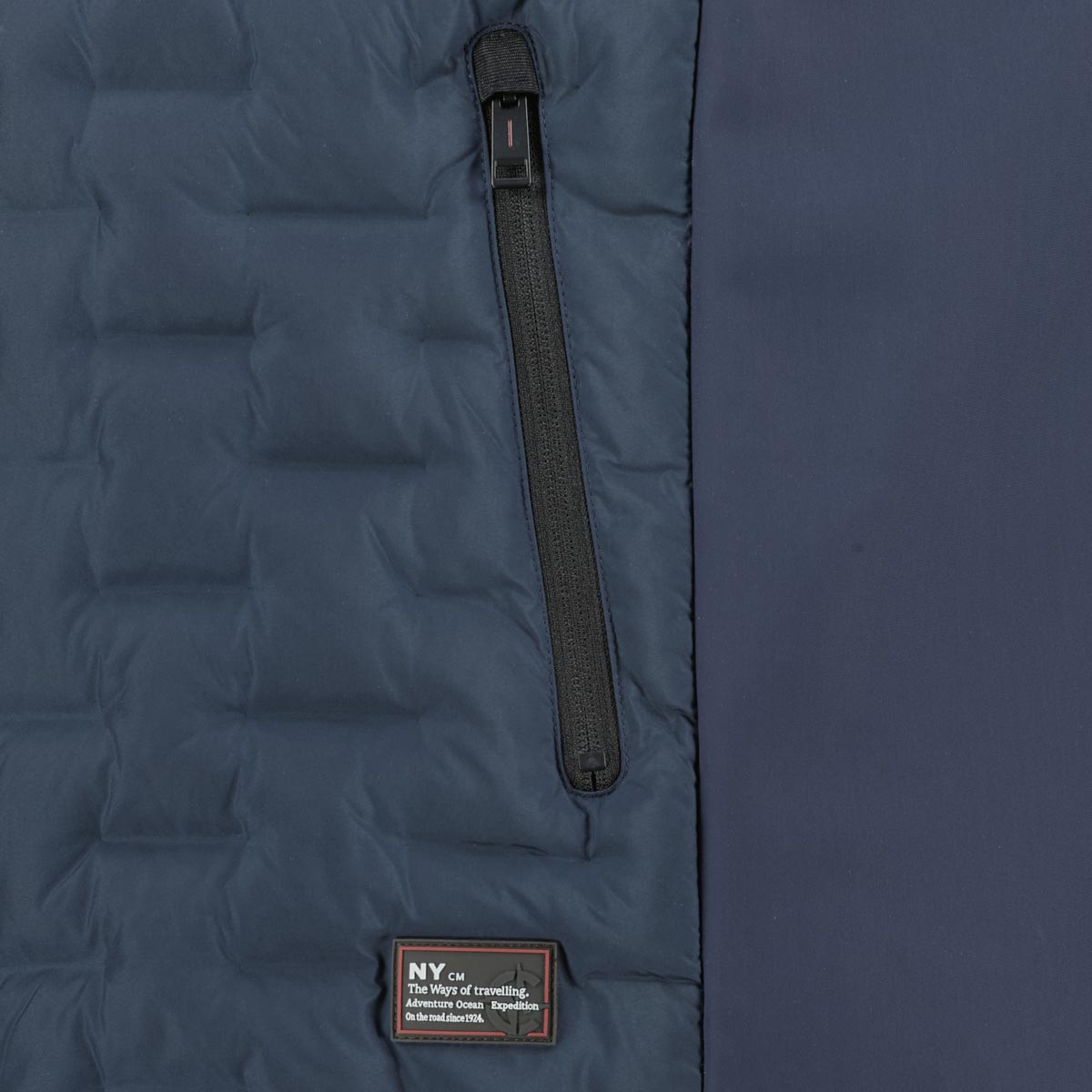 CASA MODA Steppweste, wind- und wasserabweisend dunkelblau