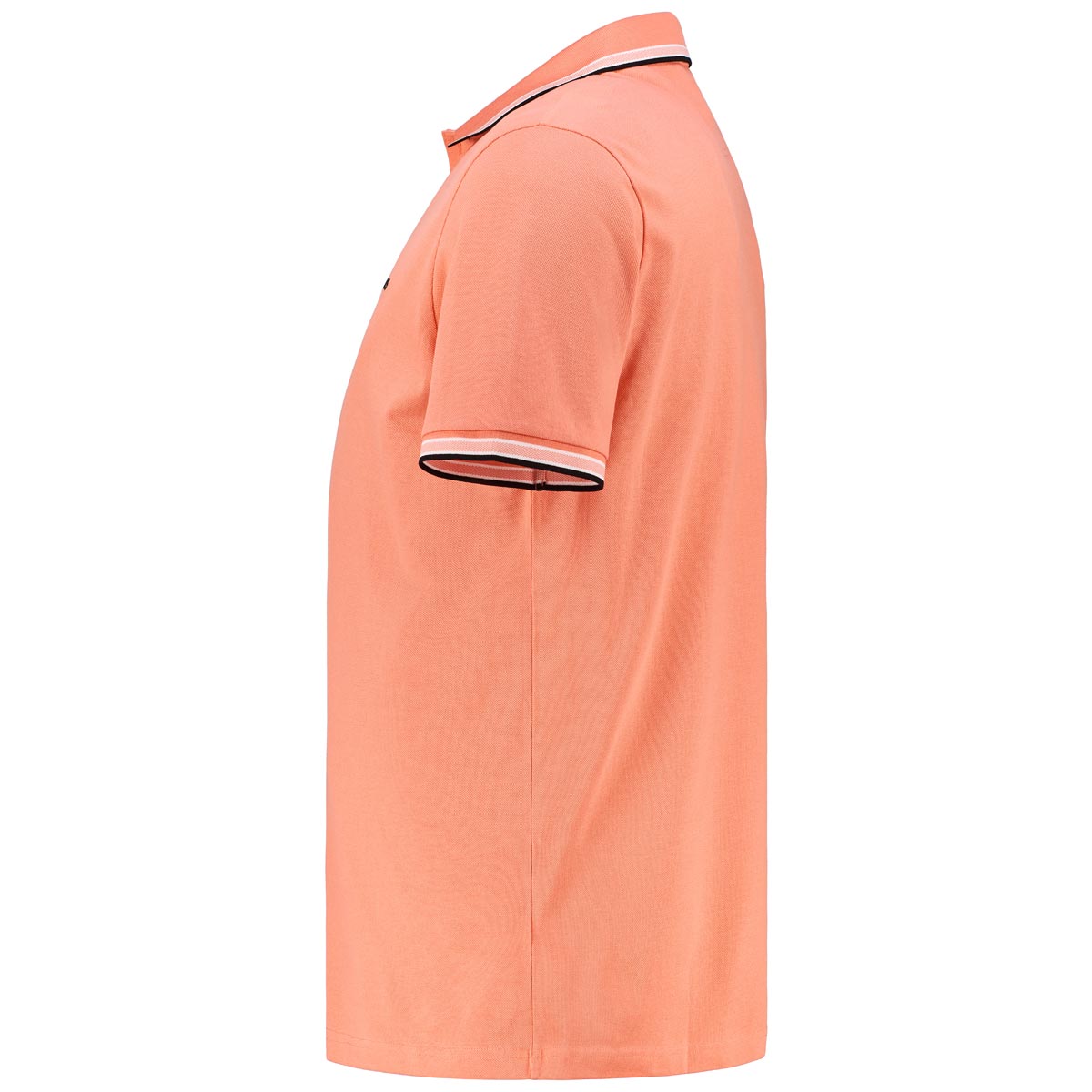 BOSS Poloshirt mit Kontrastdetails orange