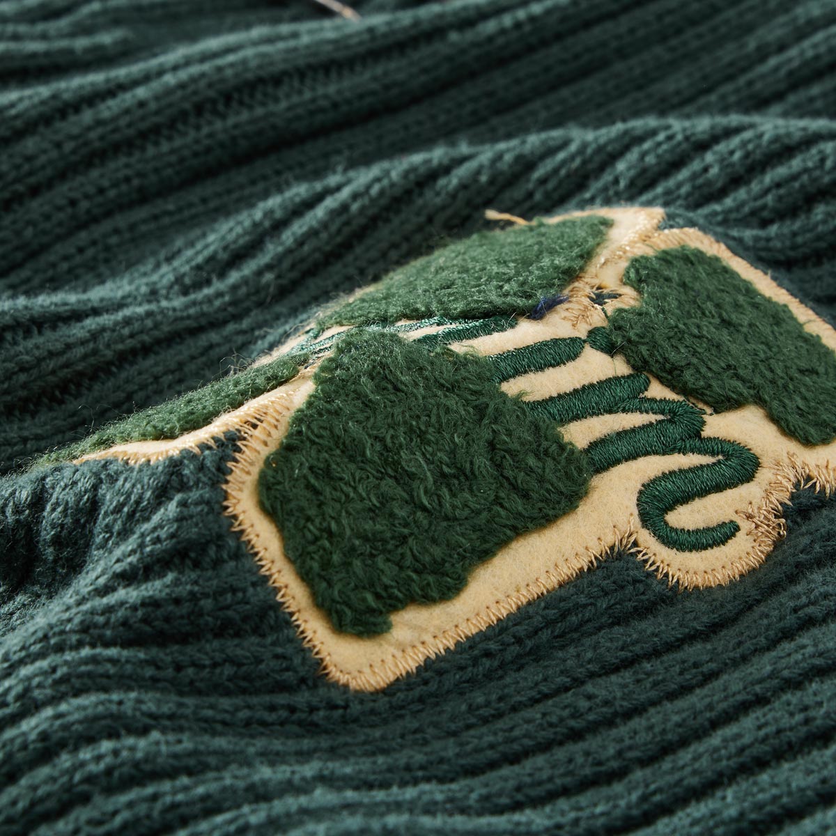 North Strickpullover aus Baumwolle grün