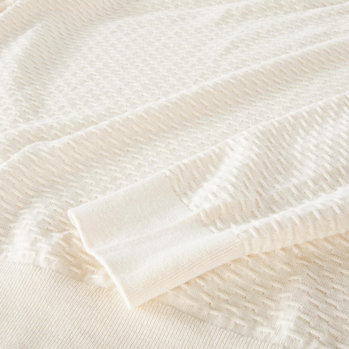 PME LEGEND Troyer aus Baumwolle weiß