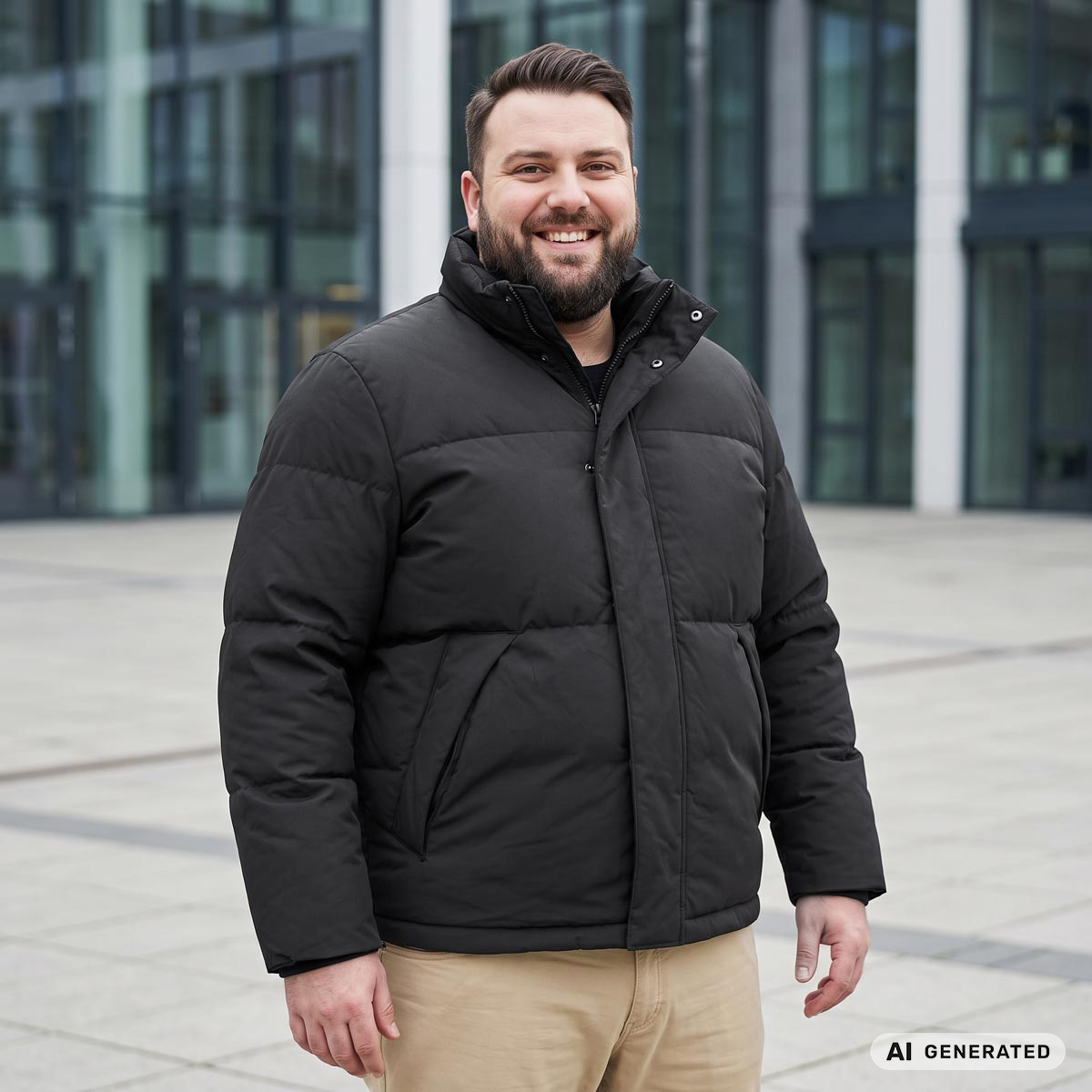 Jack&Jones Steppjacke, wind- und wasserabweisend schwarz