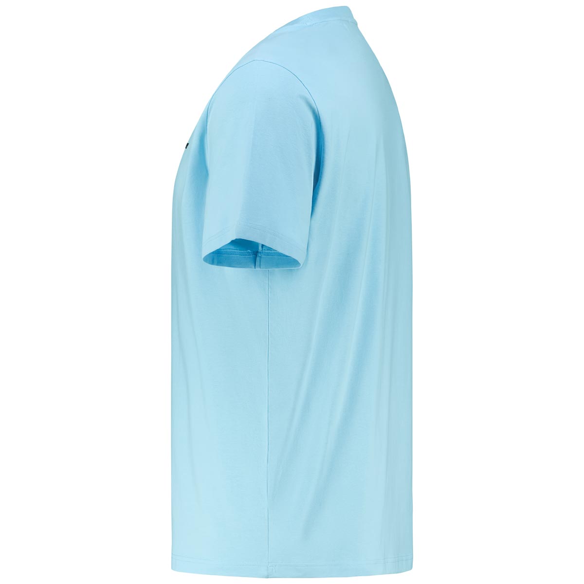 BOSS T-Shirt mit Elasthan hellblau