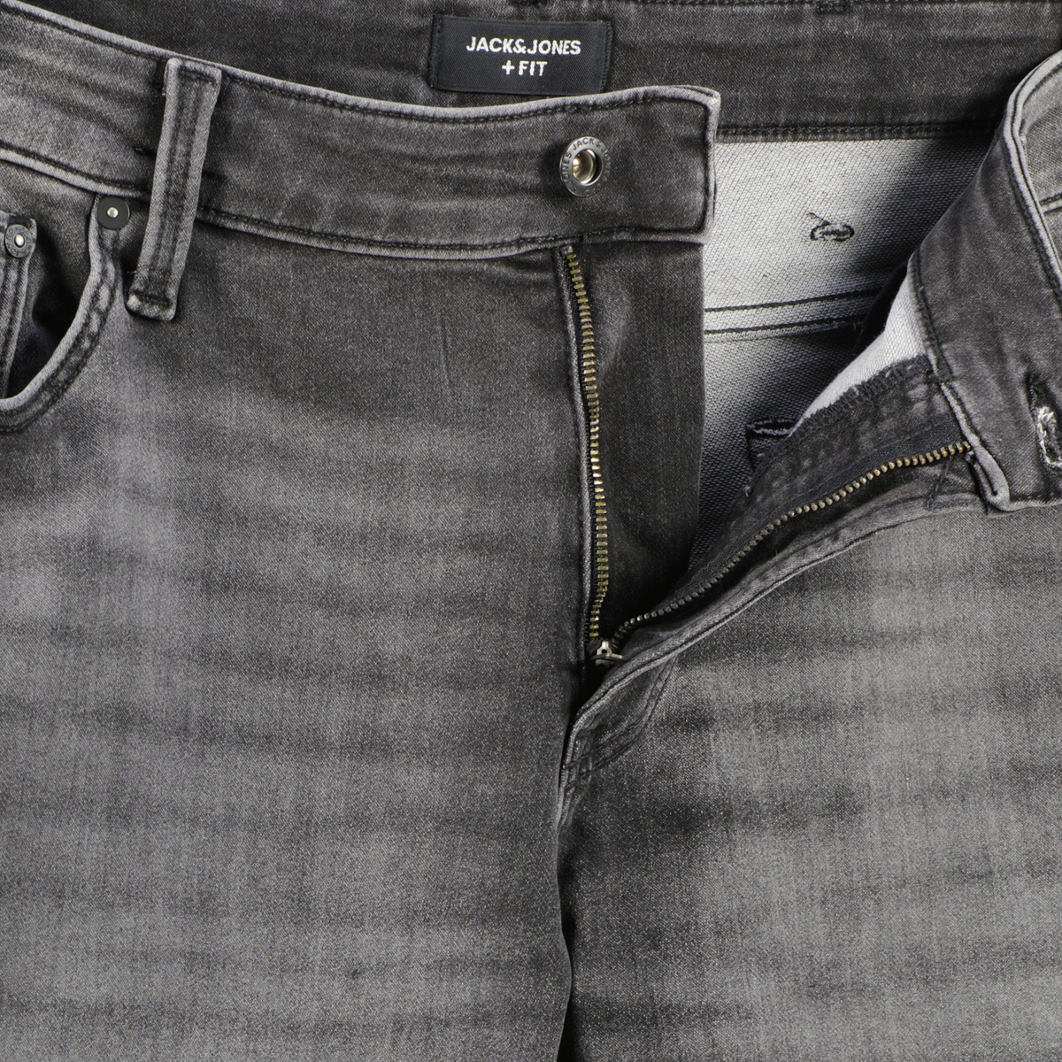 Jack&Jones Jeans-Shorts mit Stretch schwarz