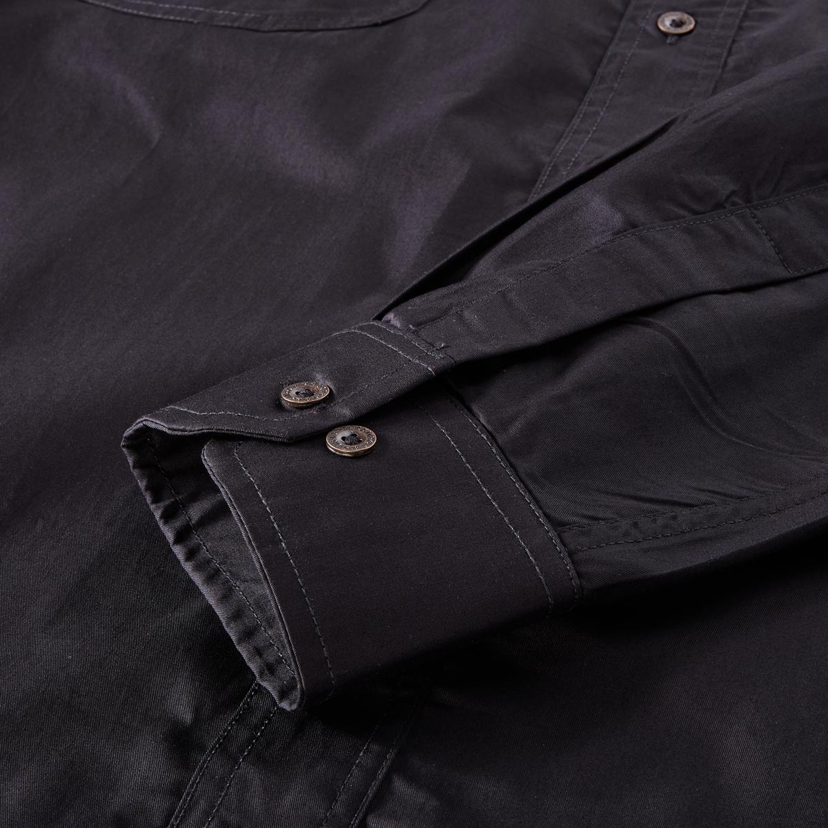 Kamro Freizeithemd im Colorblock-Design schwarz