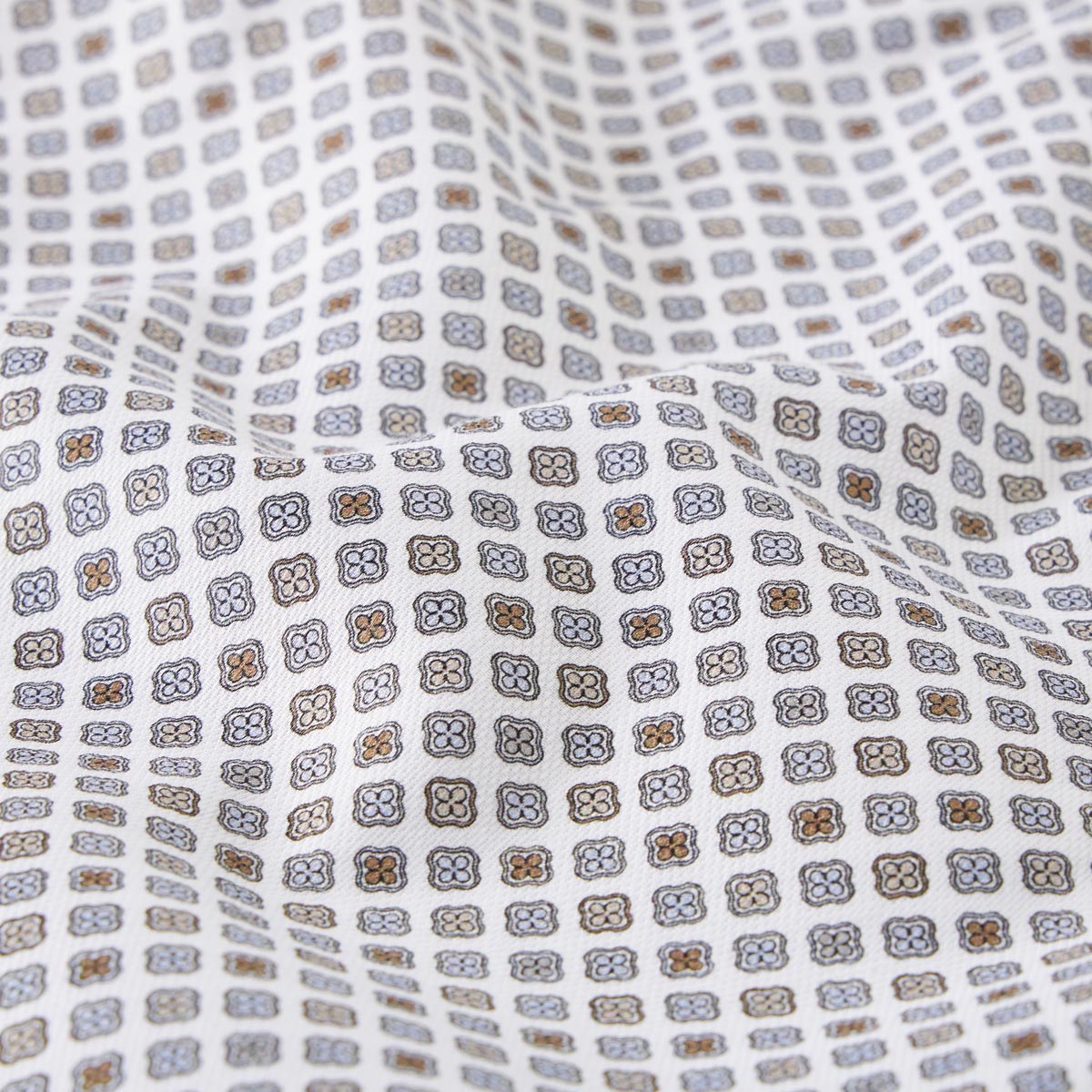 Olymp Businesshemd mit Minimalprint, bügelfrei grau