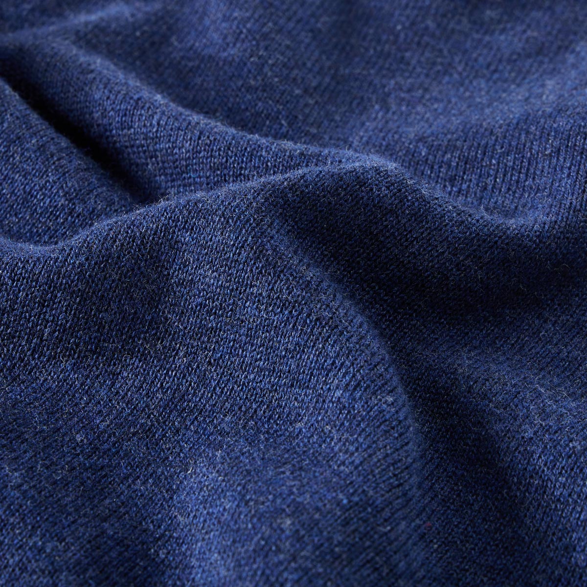 Pfundskerl Feinstrickpullover aus Baumwolle marine