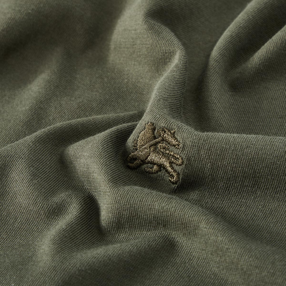 Lerros Longsleeve aus Baumwolle khaki