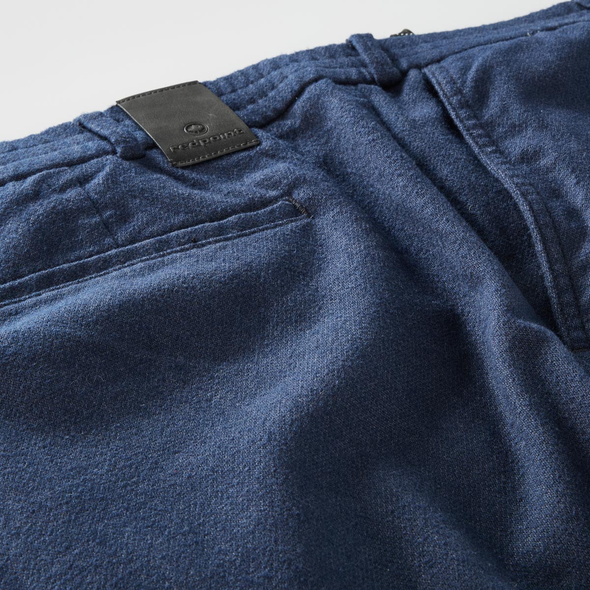 Redpoint Stretch-Chinos "Digby" in Wolloptik, Tapered Fit dunkelblau