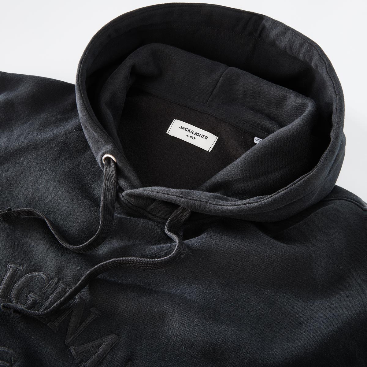 Jack&Jones Hoodie aus Baumwolle schwarz