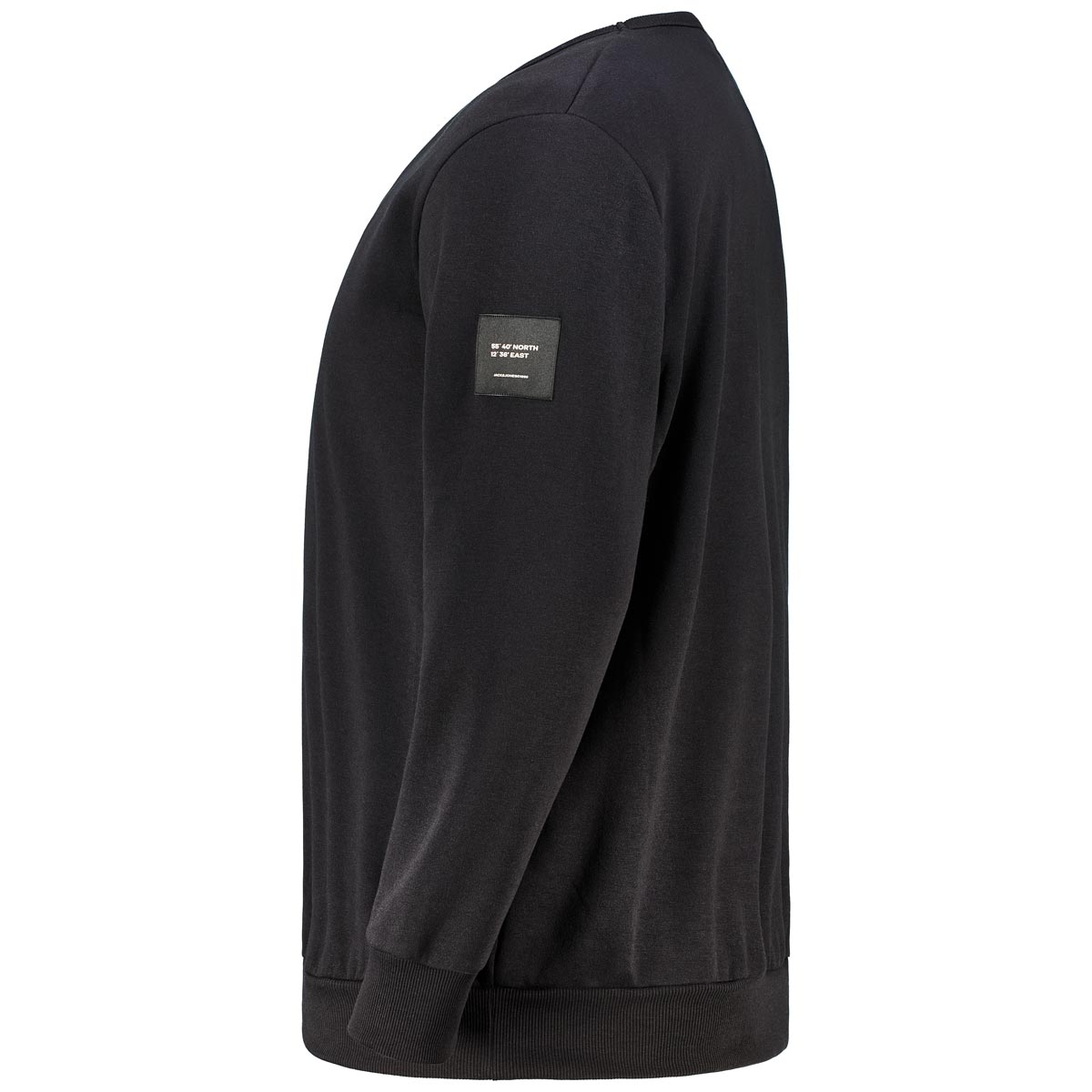 Jack&Jones Sweatshirt mit Fleece-Innenseite schwarz