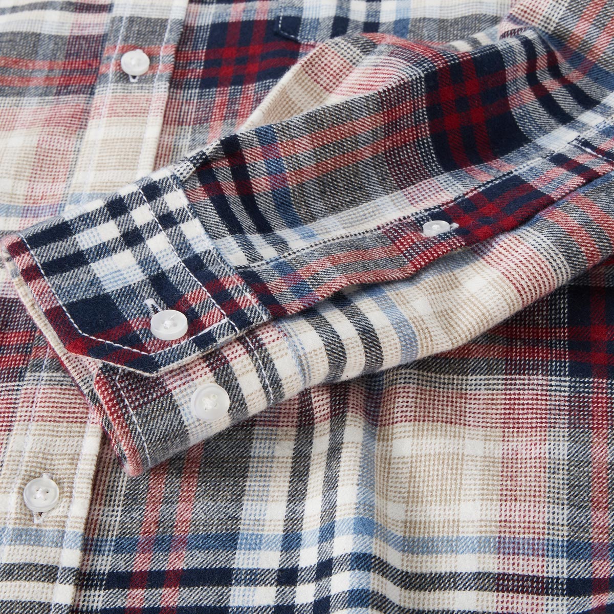 Pfundskerl Flanellhemd mit Karo-Muster dunkelblau