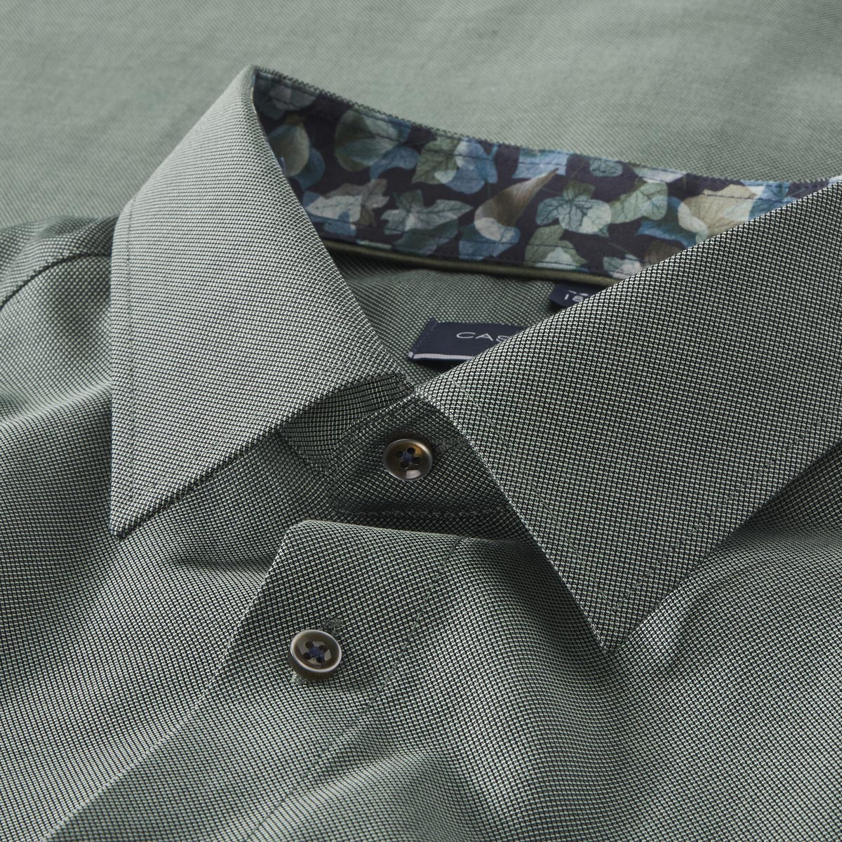 CASA MODA Businesshemd aus Baumwolle, bügelfrei grün