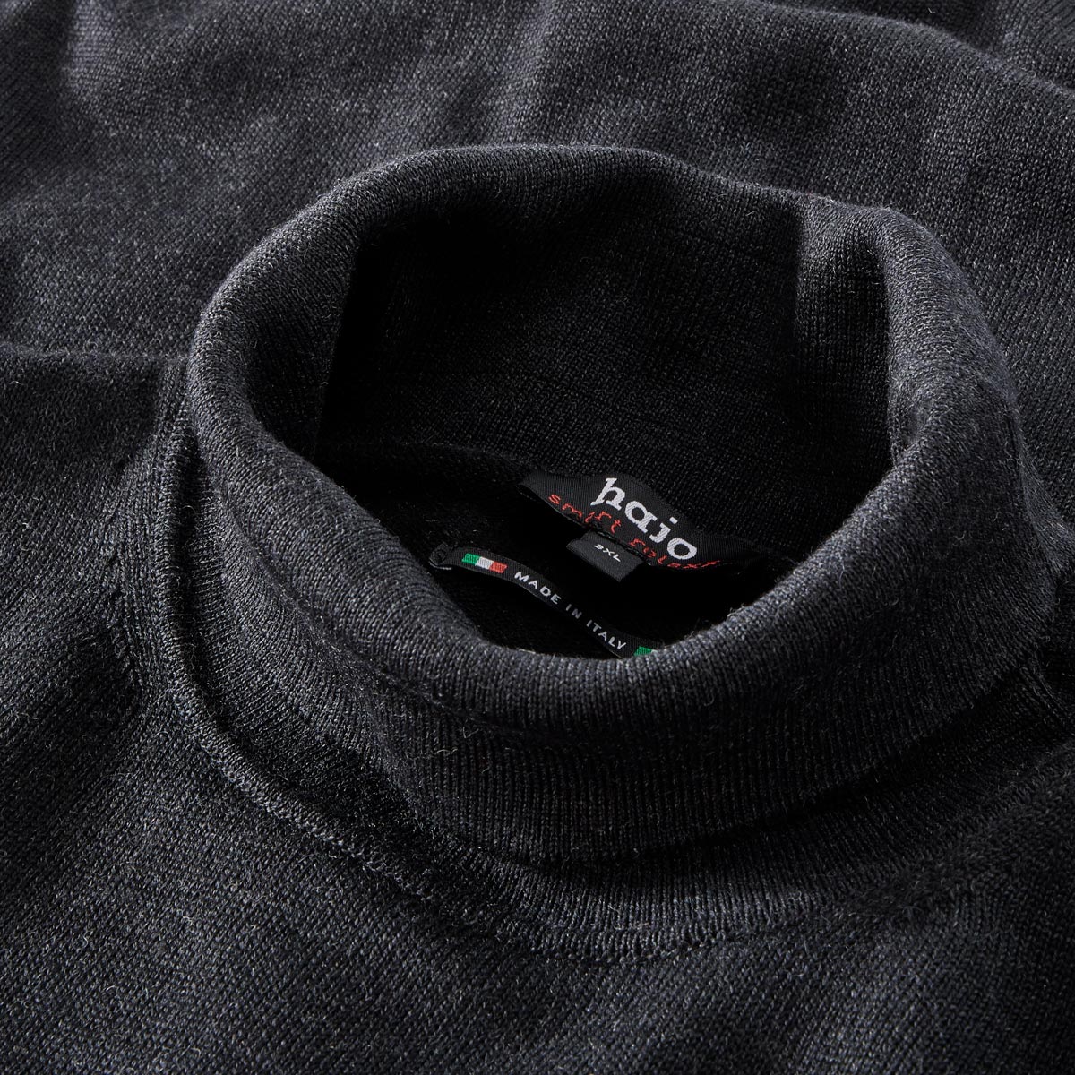 Hajo Rollkragenpullover  "Smart Relaxx", hautsympatisch grau