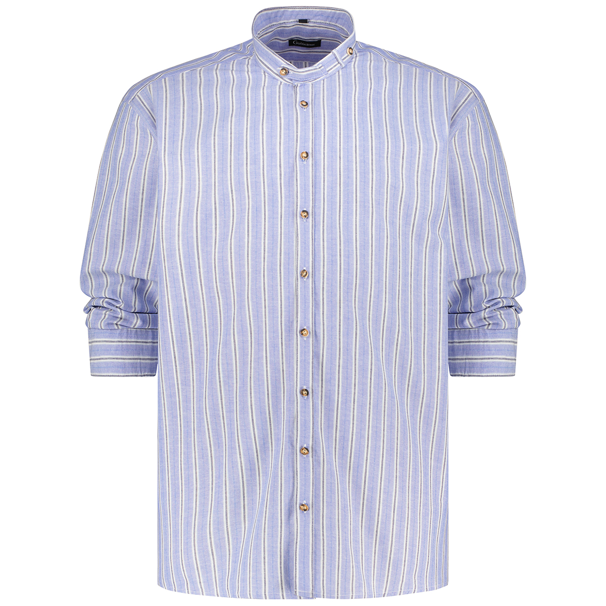 Orbis Trachtenhemd aus Baumwolle blau