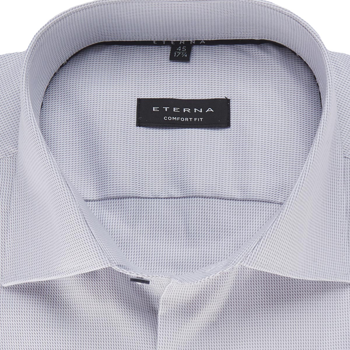 ETERNA Businesshemd aus Biobaumwolle, langarm grau ETERNA Businesshemd aus Biobaumwolle, langarm grau