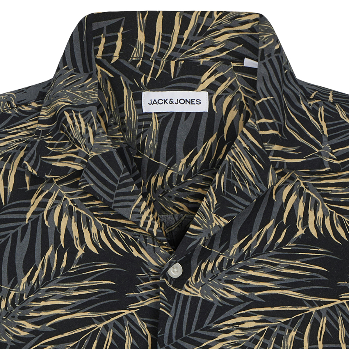 Jack&Jones Freizeithemd aus Viskosemischung schwarz