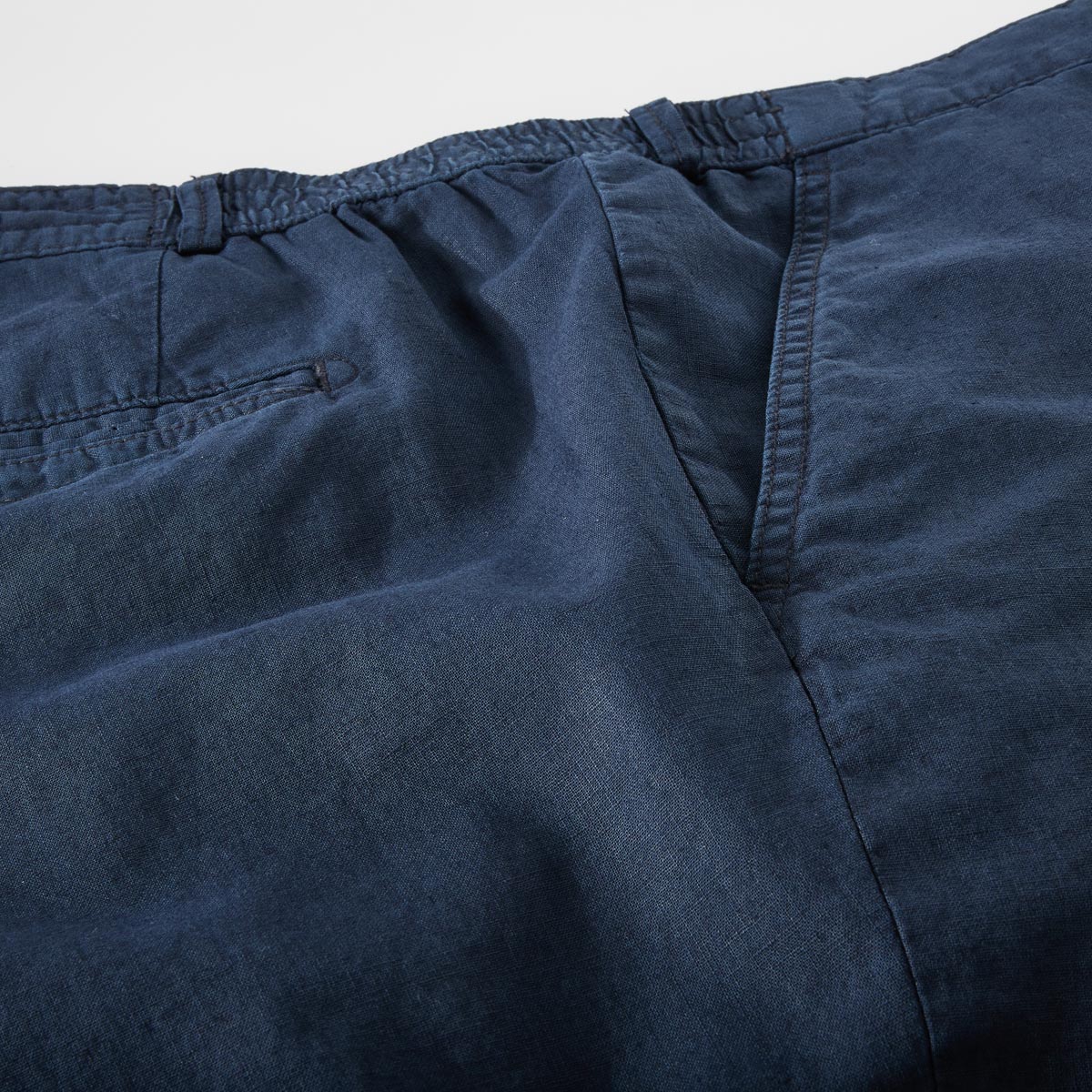 Redpoint Chino-Shorts mit Leinen "Whitby", Regular Fit dunkelblau