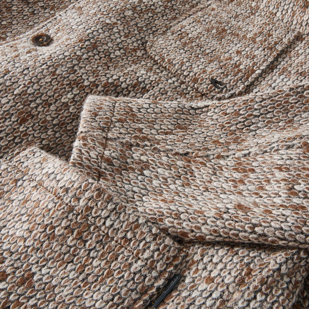 camel active Wollsakko mit antibakterieller Ausstattung braun