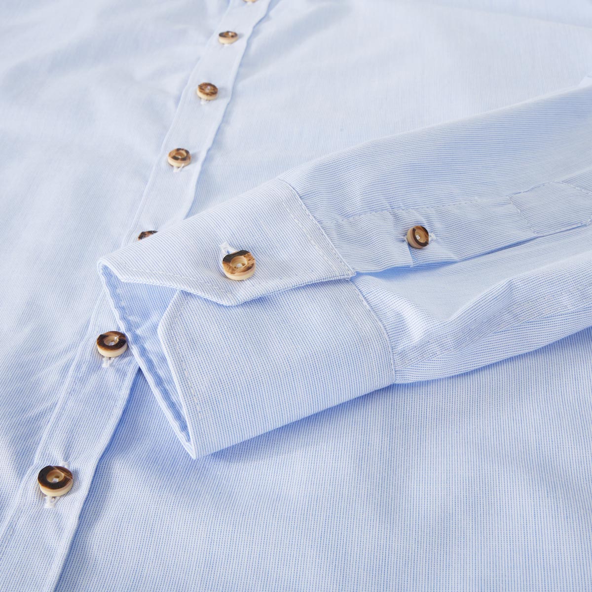 Orbis Trachtenhemd mit Streifen blau