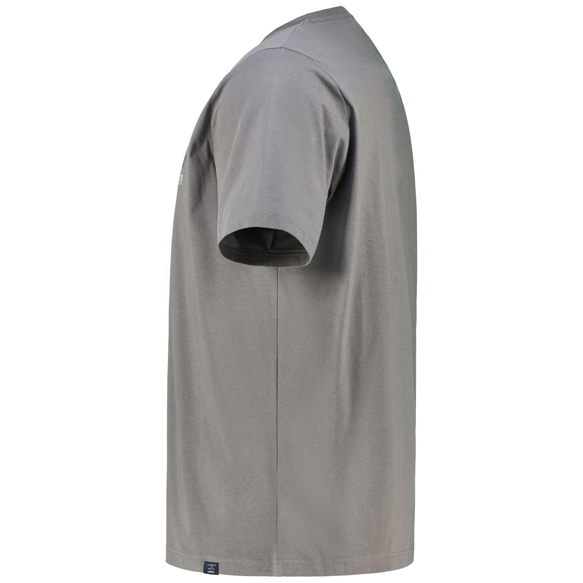 Lerros T-Shirt mit Label-Print grau