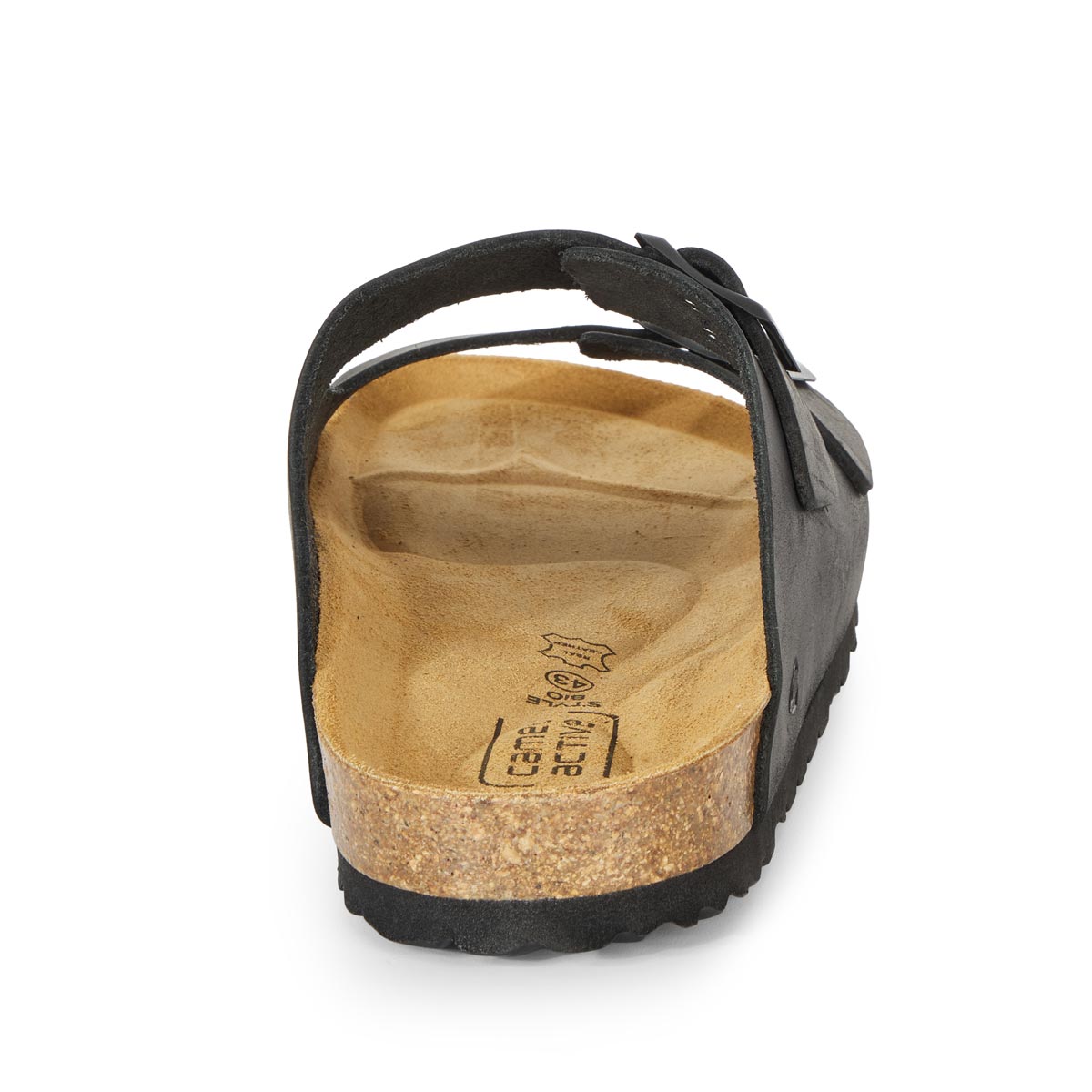 camel active Riemensandale aus Leder schwarz