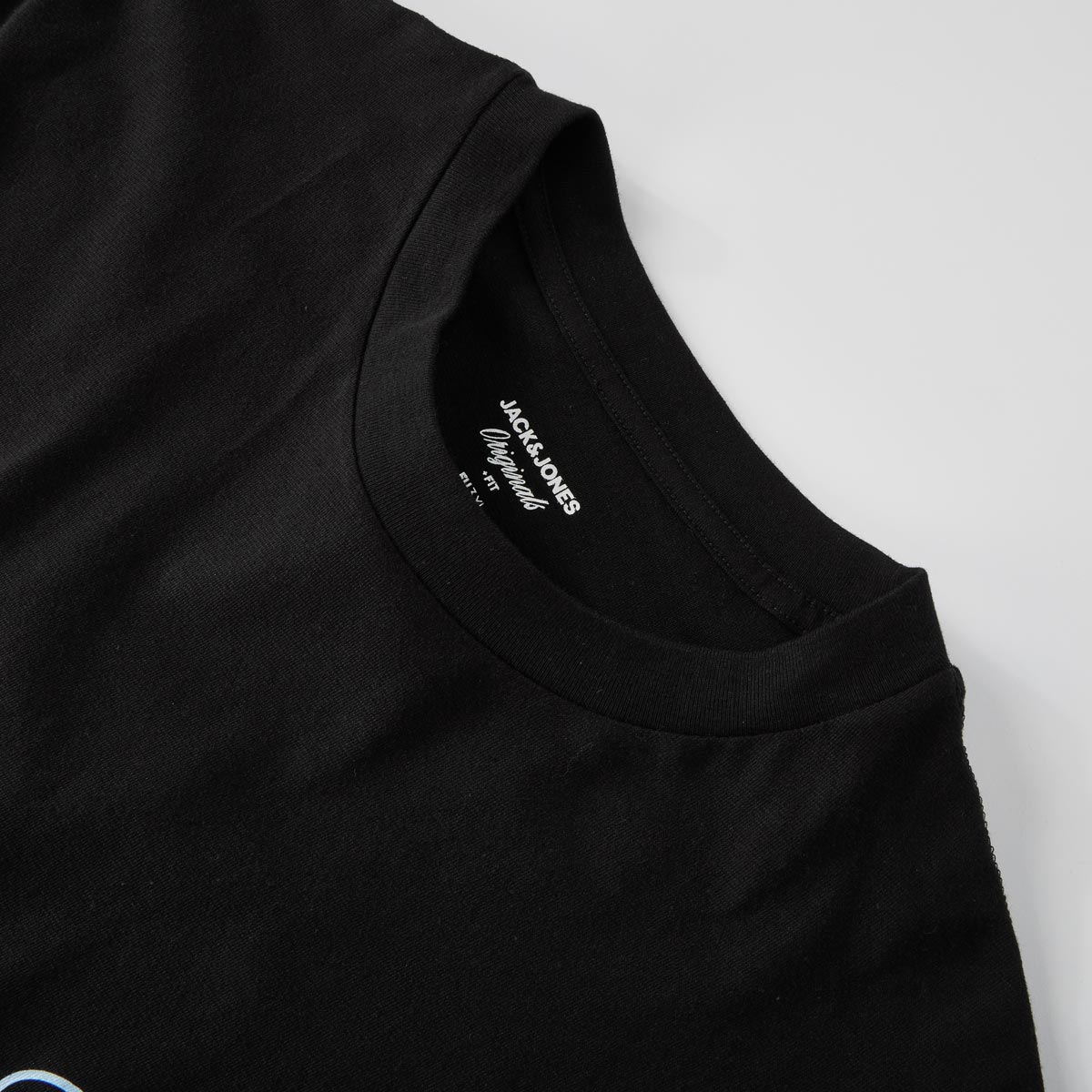 Jack&Jones T-Shirt mit Print auf Vorder- und Rückseite schwarz