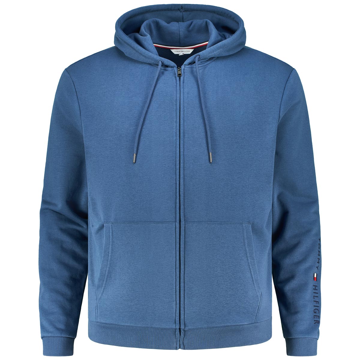 Hoodie mit Label-Stickerei