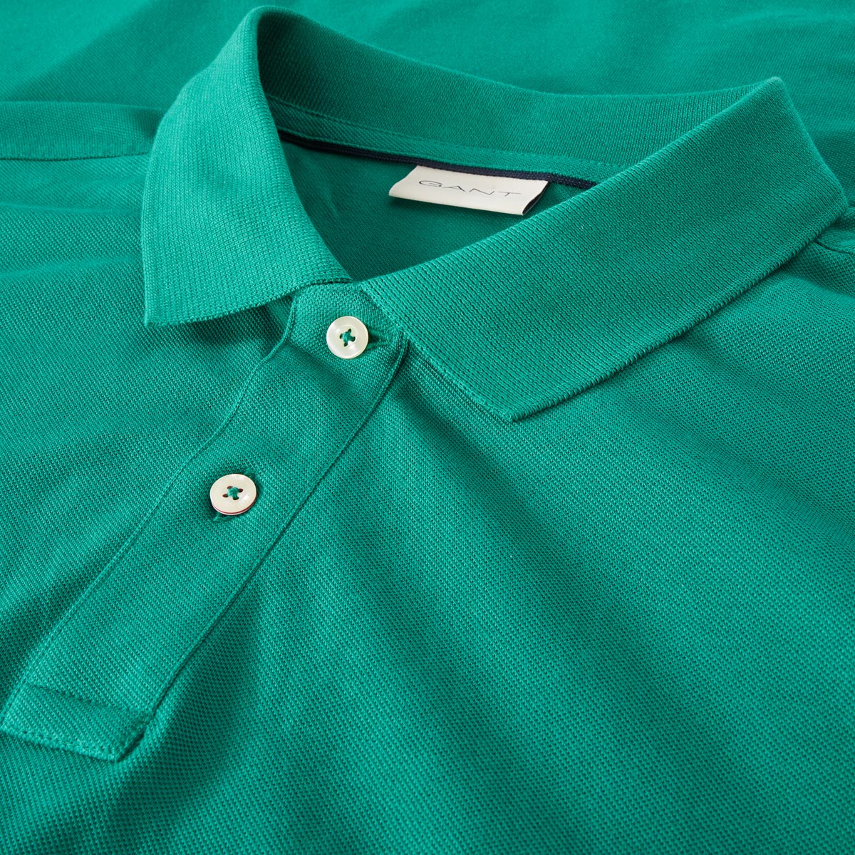 Gant Poloshirt aus Baumwoll-Piqué dunkelgrün
