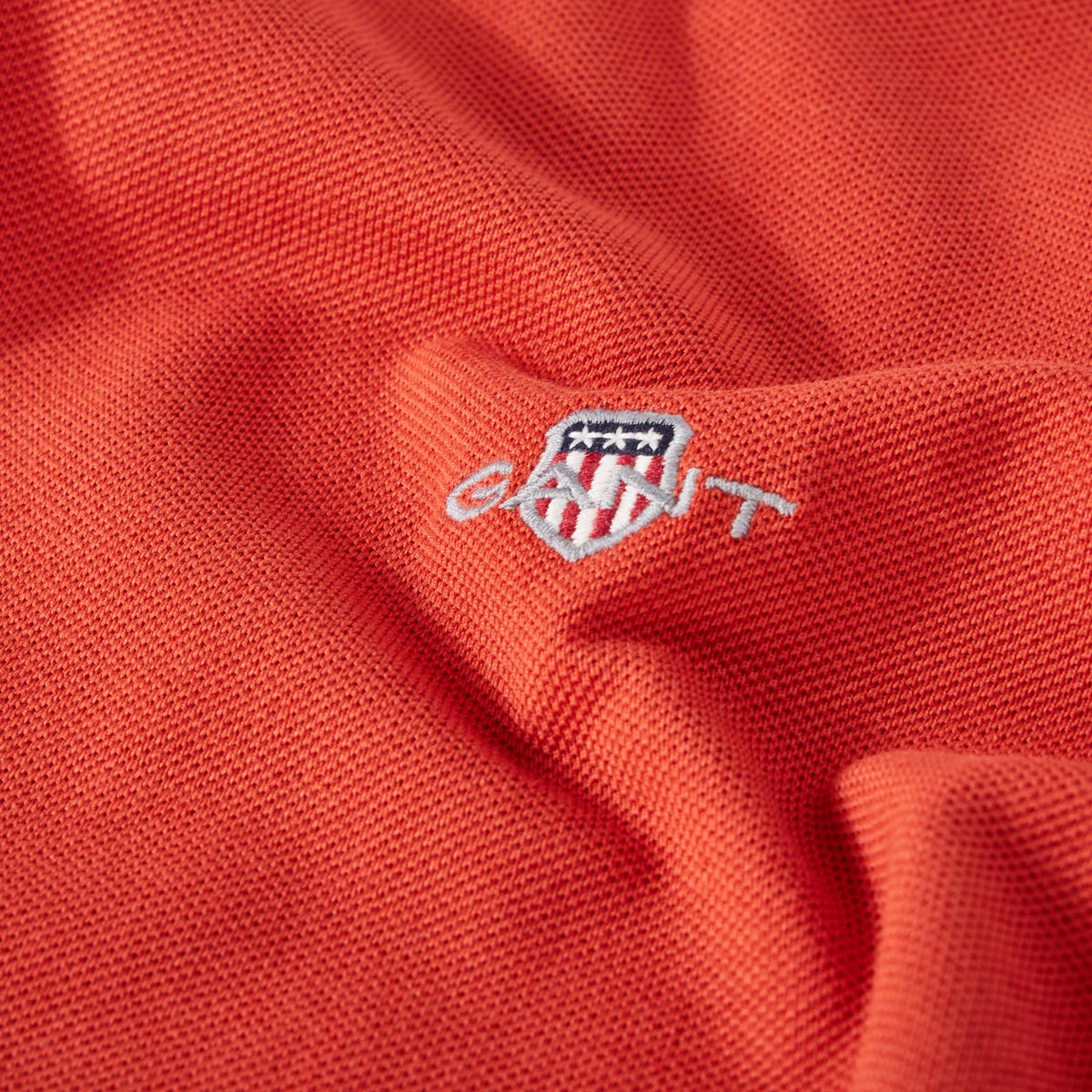 Gant Poloshirt aus Baumwolle orange